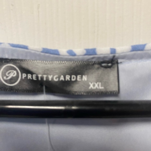 Pretty Garden Floral Summer V Wrap Dress size 2X - Picture 5 of 11